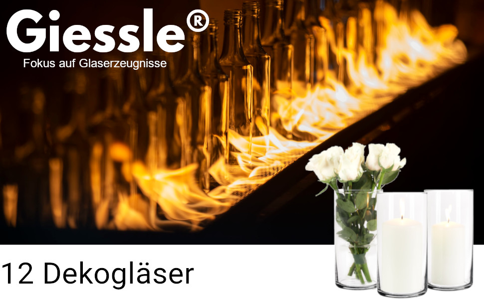 Giessle 12 Dekogläser